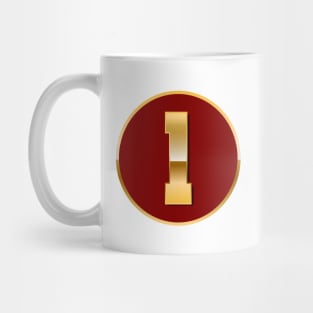 Gold Number 1 Mug